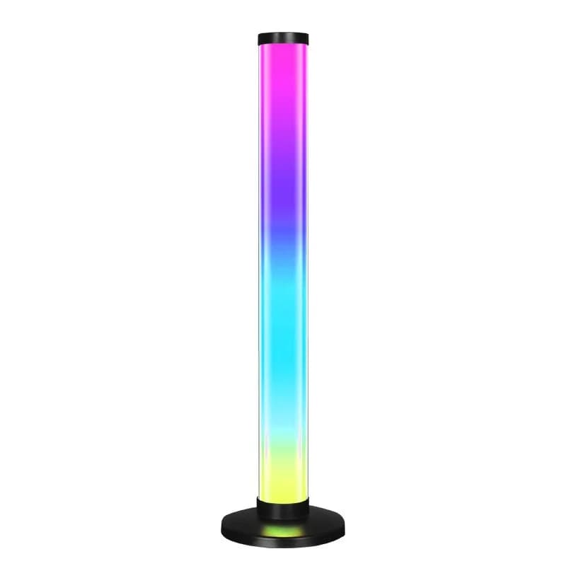 Lámpara de escritorio USB atmosférica RGB reactiva al sonido 360°
