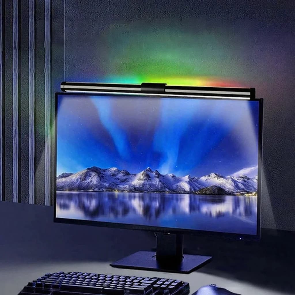 Barra de Luz LED para Monitor, Lámpara de Pantalla USB para Escritorio