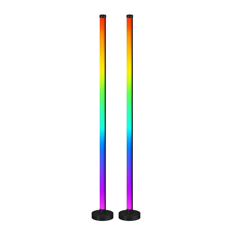 Lámpara de pie RGB con sincronización musical, control por app y mando