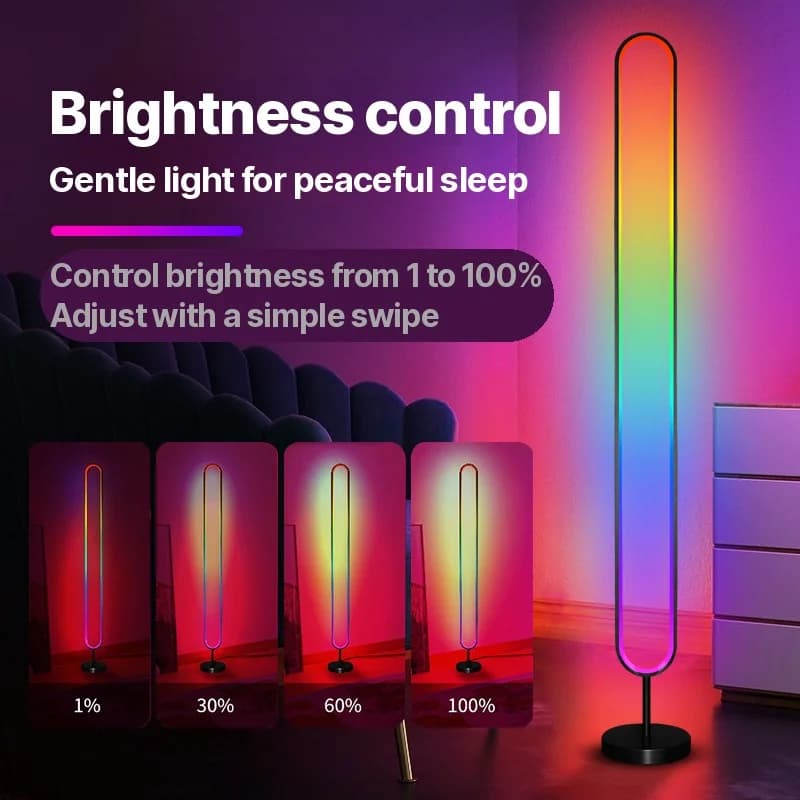 Luz de atmósfera LED RGB activada por sonido con control por app