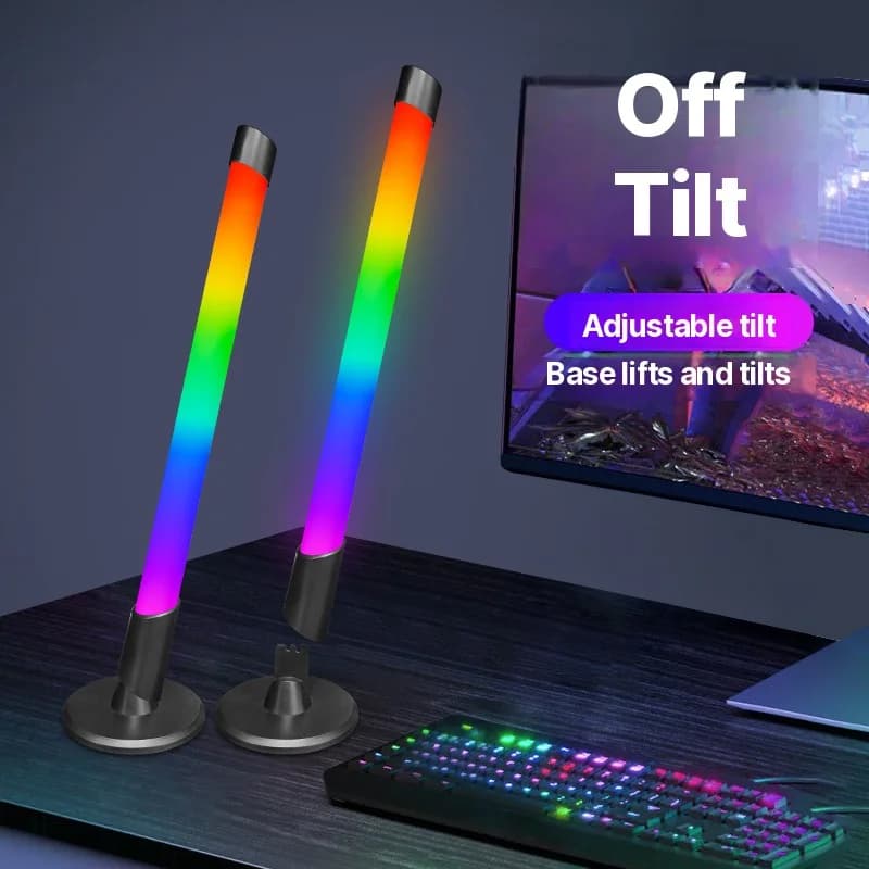 Luz de ambiente RGB USB sincronizada con música para escritorio gaming