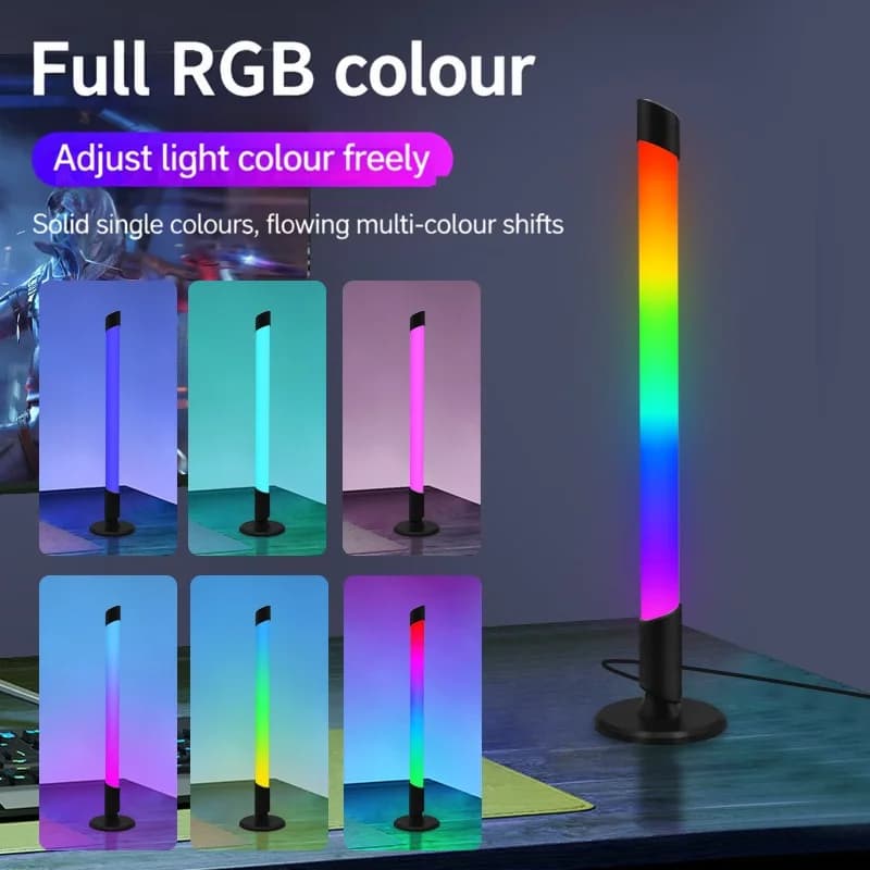 Luz de ambiente RGB USB sincronizada con música para escritorio gaming