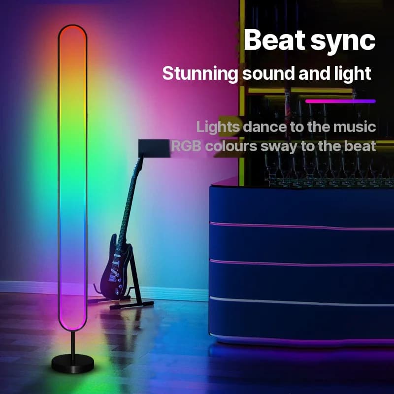 Luz de atmósfera LED RGB activada por sonido con control por app