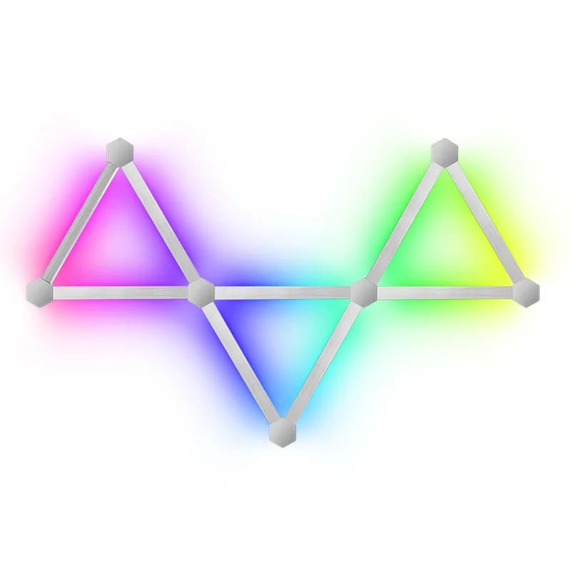Luces de pared LED RGB inteligentes componibles con control por app y sincronización musical